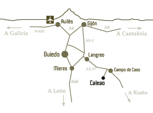 Mapa de asturias